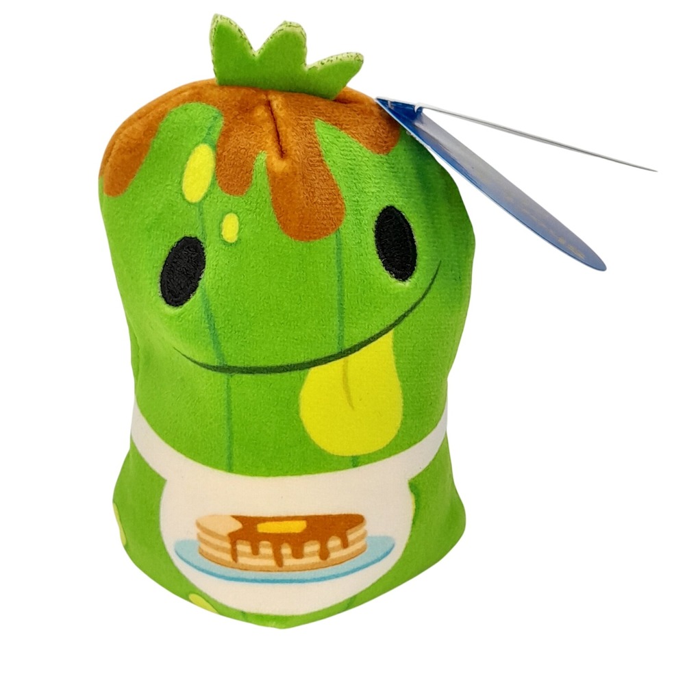 Cats vs Pickles Short Stack 115 Green Pickle Pancake Plush Bean Bag Toy NWT